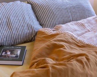 Stone Washed Linen Duvet Cover | 100% European Flax| Australian Made | OEKO-TEX certified