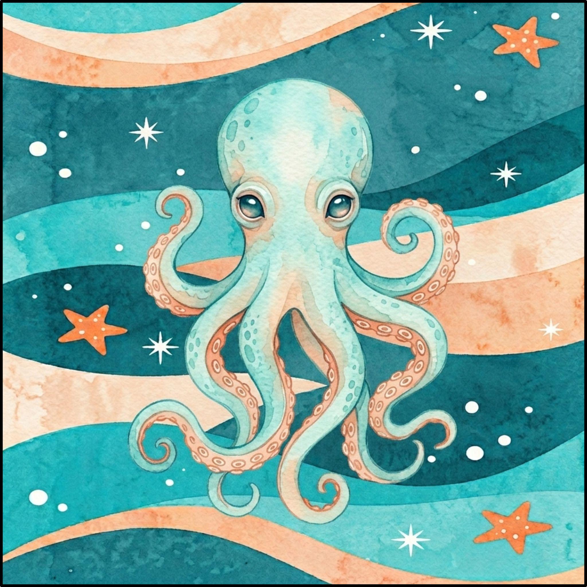 Octopus Fa Ric Panel Marine Animals Octopus 9