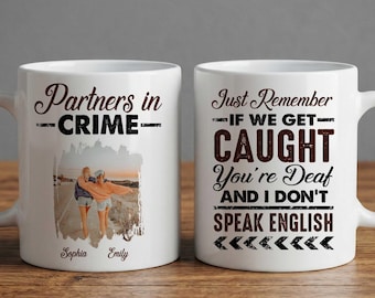 Personalized Work Bestie Mug, Birthday Gifts For Women, Thank You Gifts For Coworkers, Work Gift, Work Made Us Coworkers But Our Potty Mouth