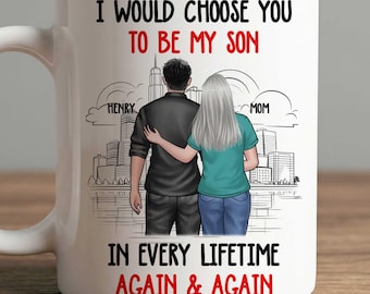 Personalized Father and Daughter Mug, To My Dad Gift from Daughter, Custom Coffee Cup Gifts for Father’s Day, Birthday, Christmas