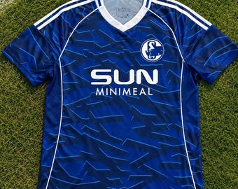 Schalke Style Custom Football Jersey 2026 – Soccer Shirt, Unisex Fan Edition Tee