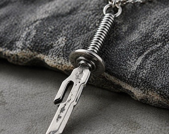 Toji Sword Necklace, Tianri Spear Blade Pendant, Anime Cosplay Jewelry, Zinc Alloy Choker