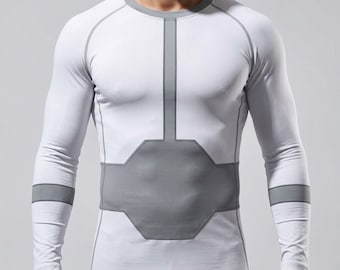 Maglia Rash Guard Viltrumite Invincibile, Top a compressione da supereroe anime, Abbigliamento fitness per allenamento in palestra, Maglia a maniche lunghe per prestazioni atletiche