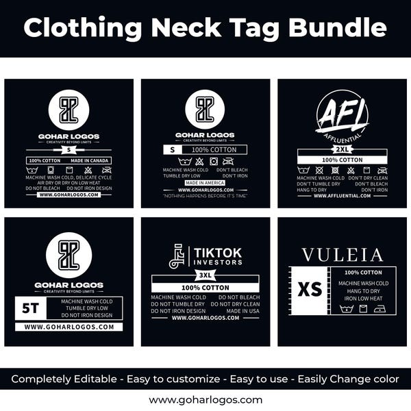 Custom Neck Labels - Etsy