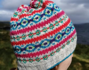 Patrón de gorro brillante