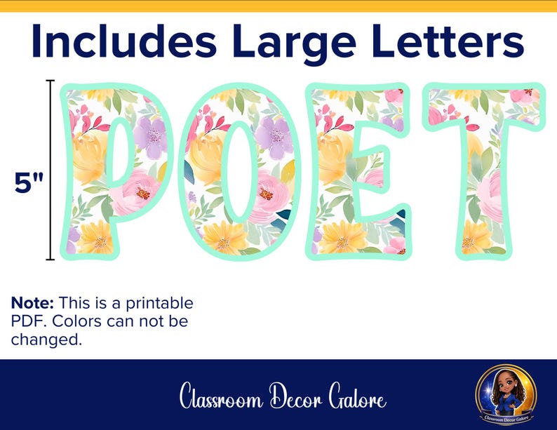 April Spring Poetry Bulletin Board National Poetry Month ELA Bulletin ...
