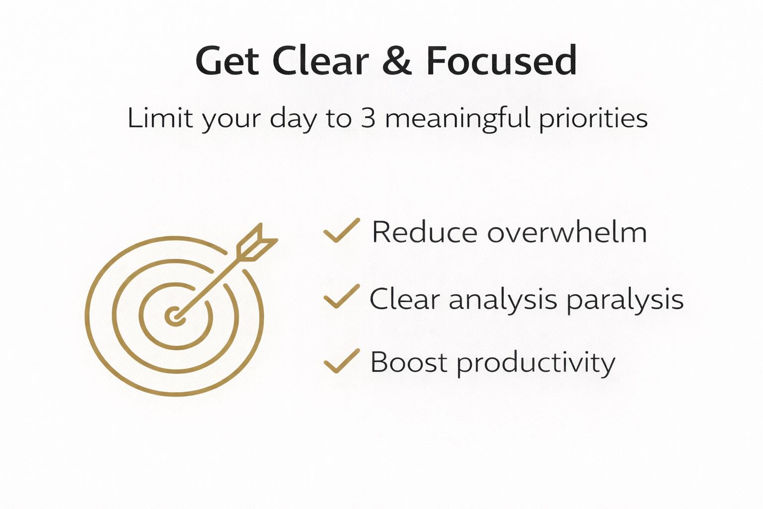 ADHD Top 3 Focus Sheet Printable | Executive Function Reset Planner ...