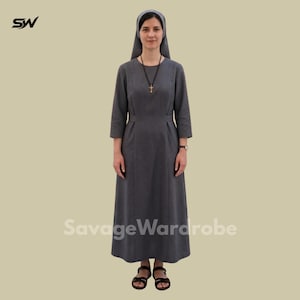knee length dresses for ladies Kayleen modest maxi dress – JanieLanie main image 0