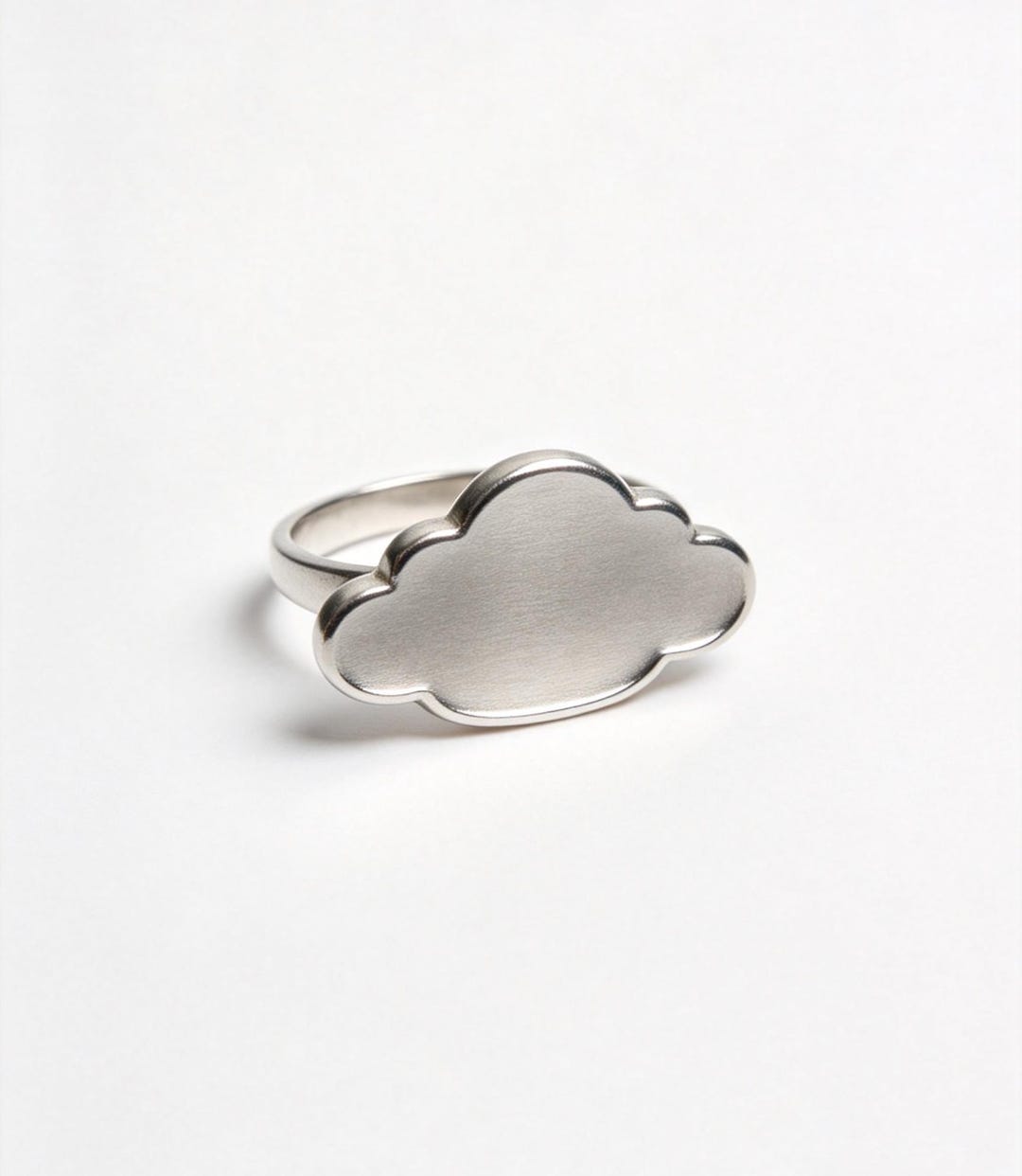 Sterling Silver Cloud Ring – Minimalist Puffy Sky Jewelry, Handmade ...