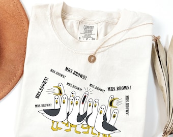Comfort Colors® Custom Seagulls Teacher Shirt, Funny Teacher Tee, Teacher Appreciation Gift, Funny Personalized Teacher Nemo T-shirt