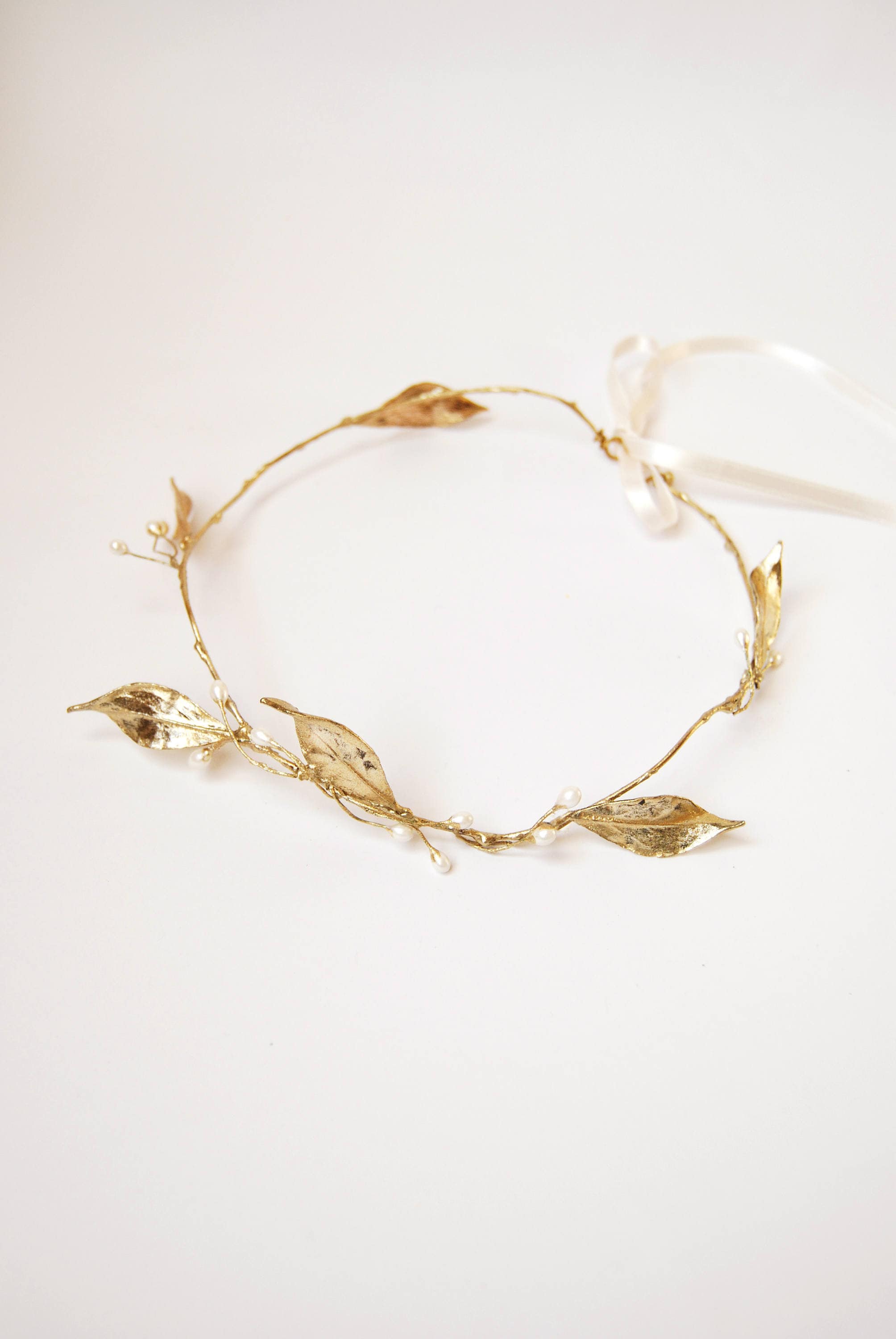 Fascia Capelli Corona Dea In Oro Romano Con Strass - Diadema Elegante Per Donne - Foto 3