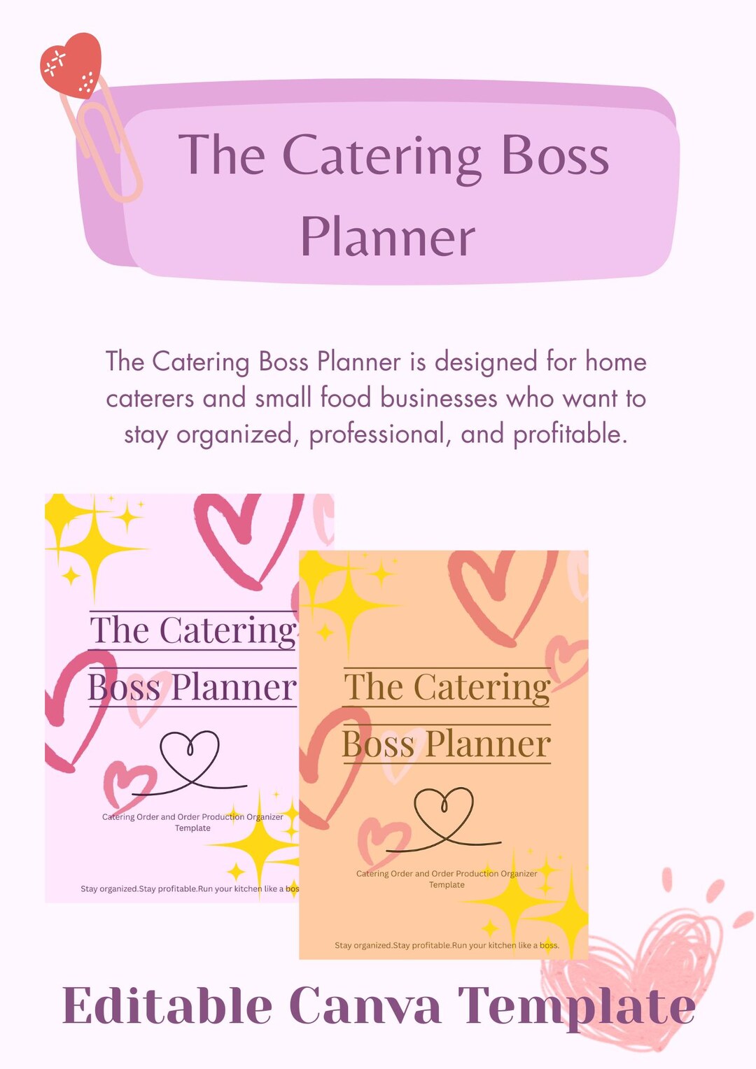 Caterease Kitchen Order Prints Catering Order Form Template | Food Costing, Kitchen Planner (editable ...