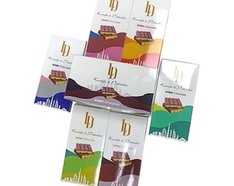 Dubai Chocolate Bar | Pistachio Kunafa Pack of 6 Bars