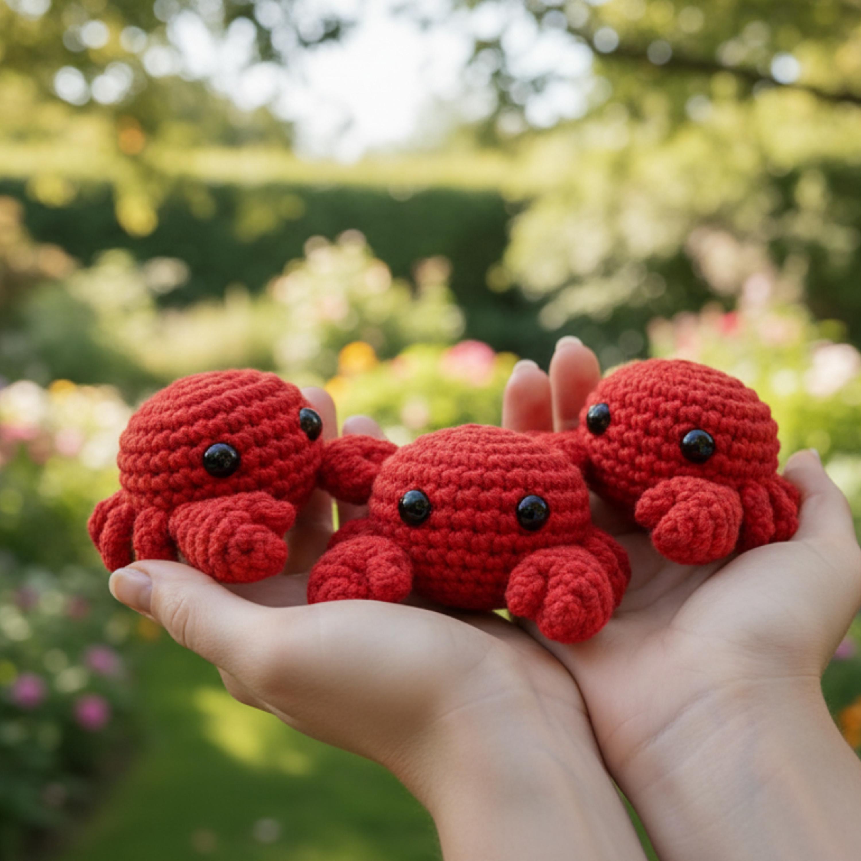 37 Crab Crochet Patterns for Cute Sea-Themed Makes You’ll Love Hooking 15 Crochet Crab Amigurumi Crab Tutorial Cute Ocean Animal