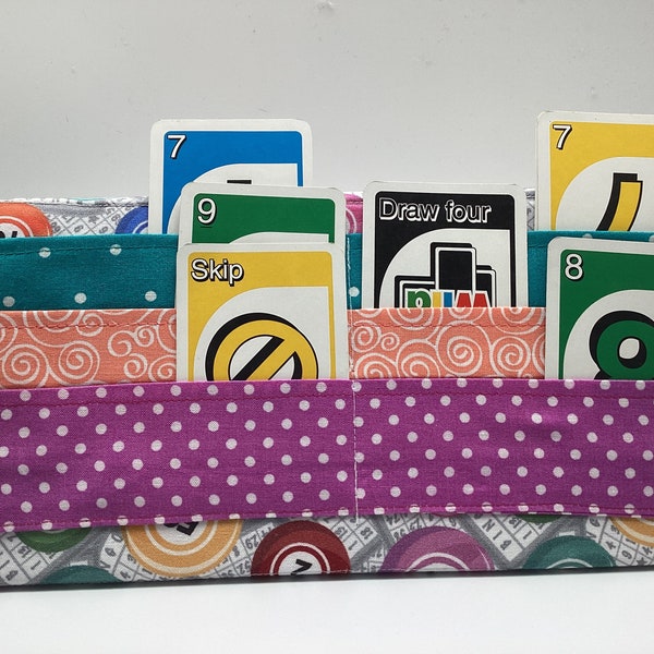 Card Caddy, Playing Card Holder, Disabled, Child’s Card Holder, Senior Citizen Card Holder, Bingo Balls Fabric