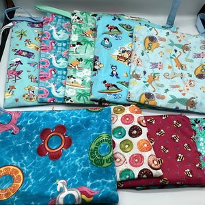 Wet dry bags, swim, camping, gym, makeup, diapers, sun glasses, beach, sports
