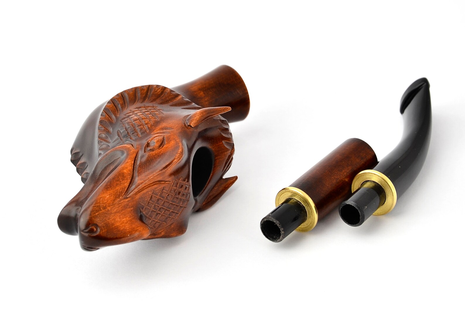 DRAGON Hand Made Wooden Tobacco Pipe for Smoking Pouch Etsy