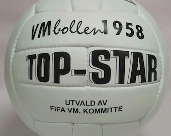Bola de futebol Top Star, tamanho 5, bola oficial da Copa do Mundo FIFA de 1958.