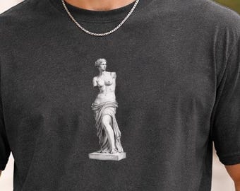 Venus de Milo Printed T-Shirt | Classical sculpture art tee | Unisex |Cotton