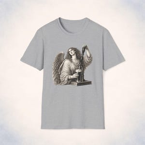 Vintage Angel Guinness T-Shirt, Renaissance Art Shirt, Vintage Graphic Tee image 8