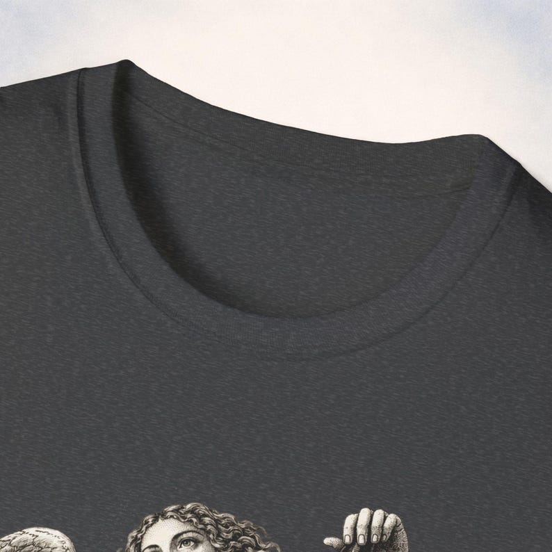 Vintage Angel Guinness T-Shirt, Renaissance Art Shirt, Vintage Graphic Tee image 6
