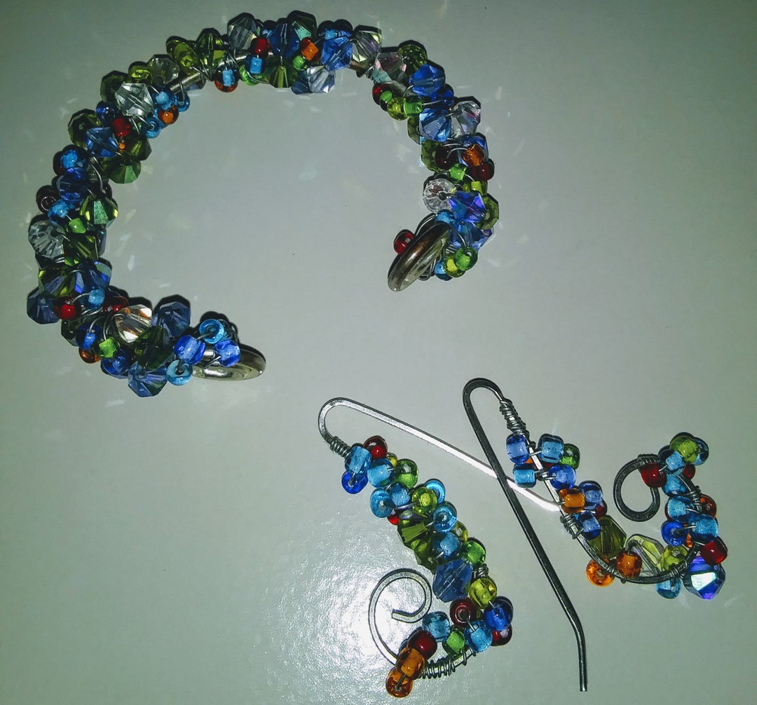 20 Perline Rotte In Vetro Smerigliato 8mm Arcobaleno – GLS89 TheBeadSelection