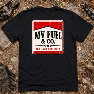 Womens Off Road Shirt, Mud Vixens MV Fuel Ride Dirty Tee, Comfort Colors ATV UTV Apparel