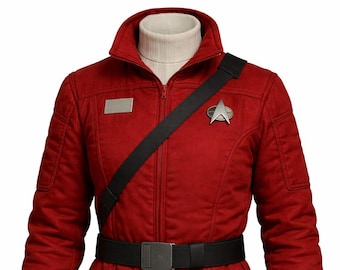 Red Sci-Fi Uniform Jacket