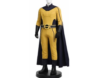 Men’s Superhero Bodysuit Yellow Cosplay Costume