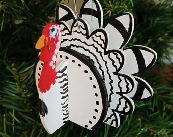 Royal Palm Turkey Christmas Ornament