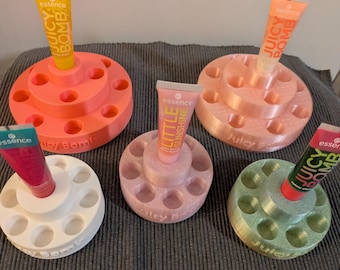 Drehbarer Juicy Bomb halter aus dem 3D Drucker für 9 und 13 Lippglos