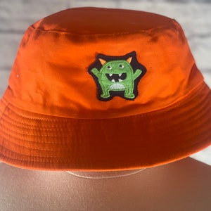 Upcycled Bucket Hat Little Monster One Size Fit by S Threads Boutique