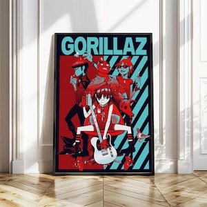 Gorillaz Art Print - Etsy
