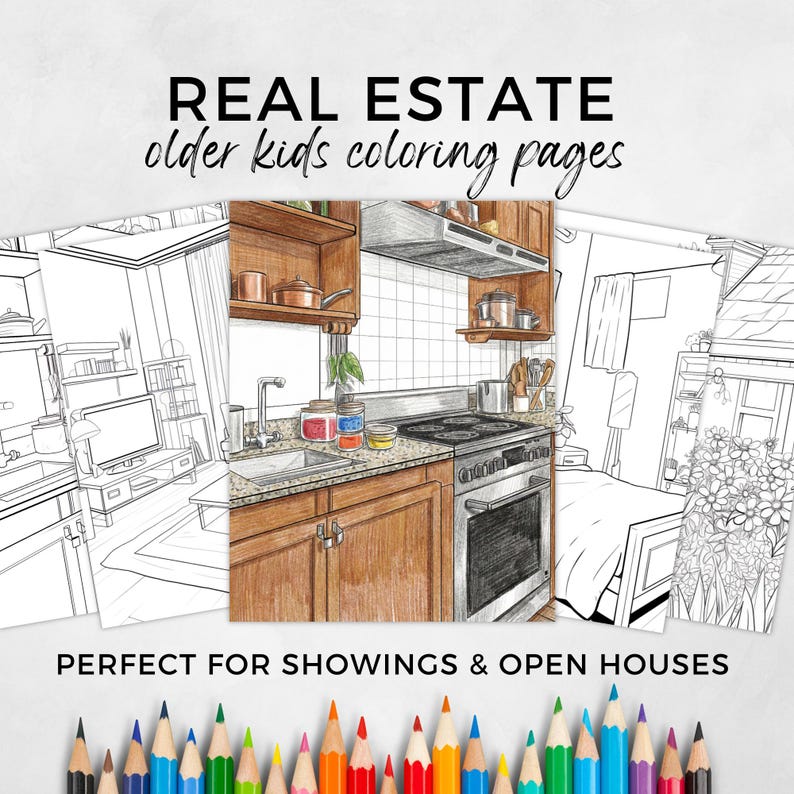 Coloring Pages For Rts Realtor Coloring Page House Drawing Template Printable Real Estate ...