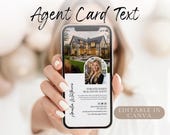 Meet Your Agent Textable Real Estate Template Canva Realtor Marketing Flyer Digital Design Introduction Property Professional Customizable