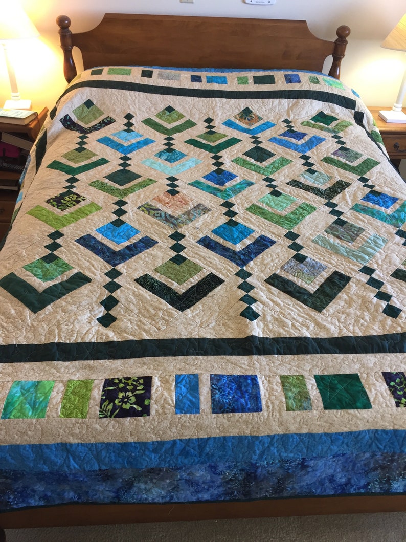 Hanging Gardens Quilt Etsy