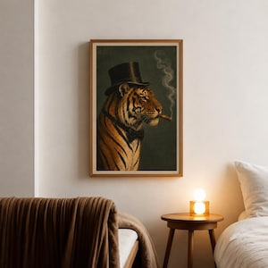 tiger smoking cigarette Smoking Tiger