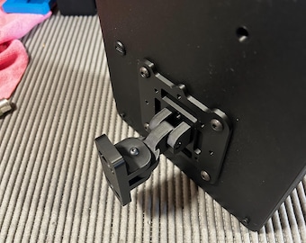 Adjustable support for aluminum profiles | Adjustable mounting | Robust part | Accessory for CNC machining / 3D printing / aluminum structures