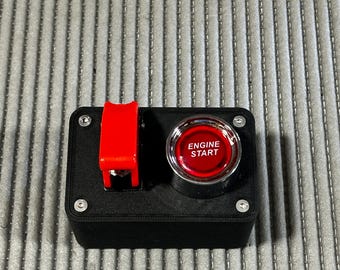 Engine Start Button Sim Racing USB – Arduino Nano – Compatible SimHub ACC iRacing Assetto Corsa