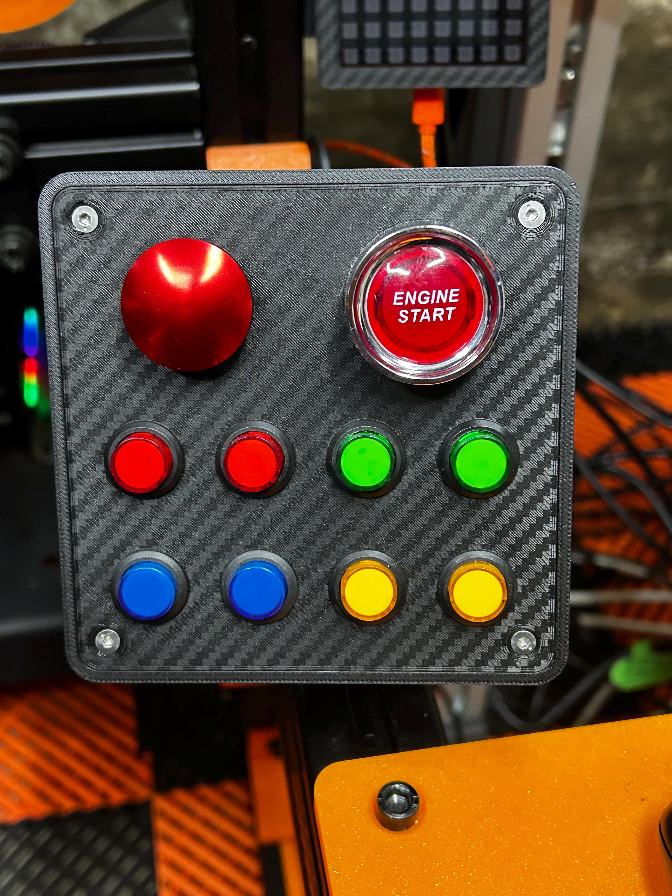 Sim Racing Button Box USB – 8 Buttons + Engine Start – Simhub ...