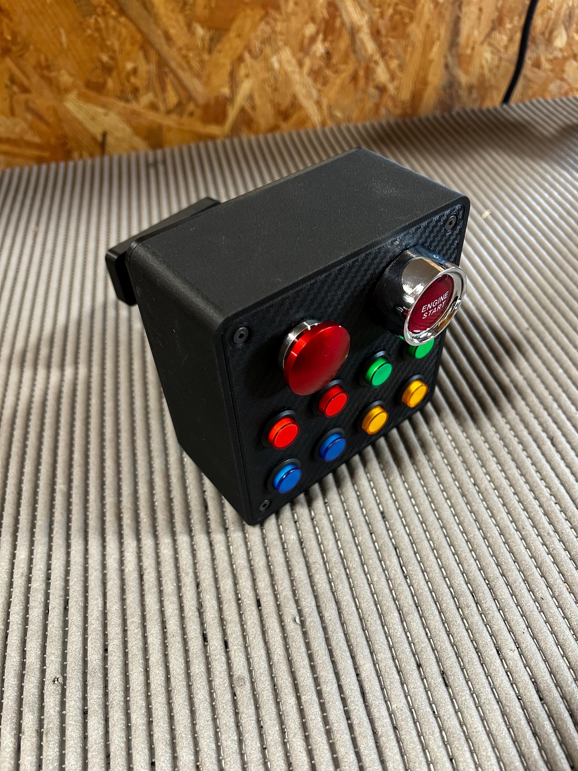 Sim Racing Button Box USB – 8 Buttons + Engine Start – Simhub ...