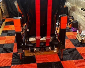 Sim Racing Plug & Play Active Harness Tensioner | SimHub Compatible | Dual NEMA | SimTrack3D