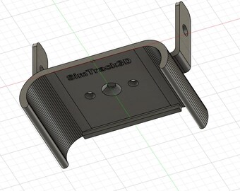 Bass shaker amplifier bracket for sim racing cockpit – Oplite R8 / S8 or aluminum profile