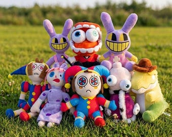 The Amazing Digital Circus Plushies | Pomni, Jax, Caine, Ragatha, Kinger, Zooble & Gummigoo