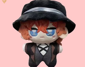 Peluche de Bungo Stray Dogs de 10 cm inspirado en BSD