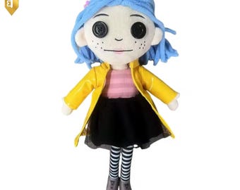 Muñeca Coraline de peluche de 15 cm