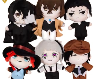 Peluche de Bungo Stray Dogs inspirado en BSD