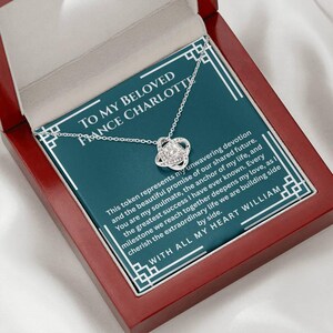 Promise Necklace for Wife Girlfriend Fiance, Romantic Commitment, Success Jewelry, Love Milestone, Keepsake, Anniversary Gift, Soulmate