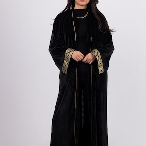 Black and Gold Muslim Dress - Etsy