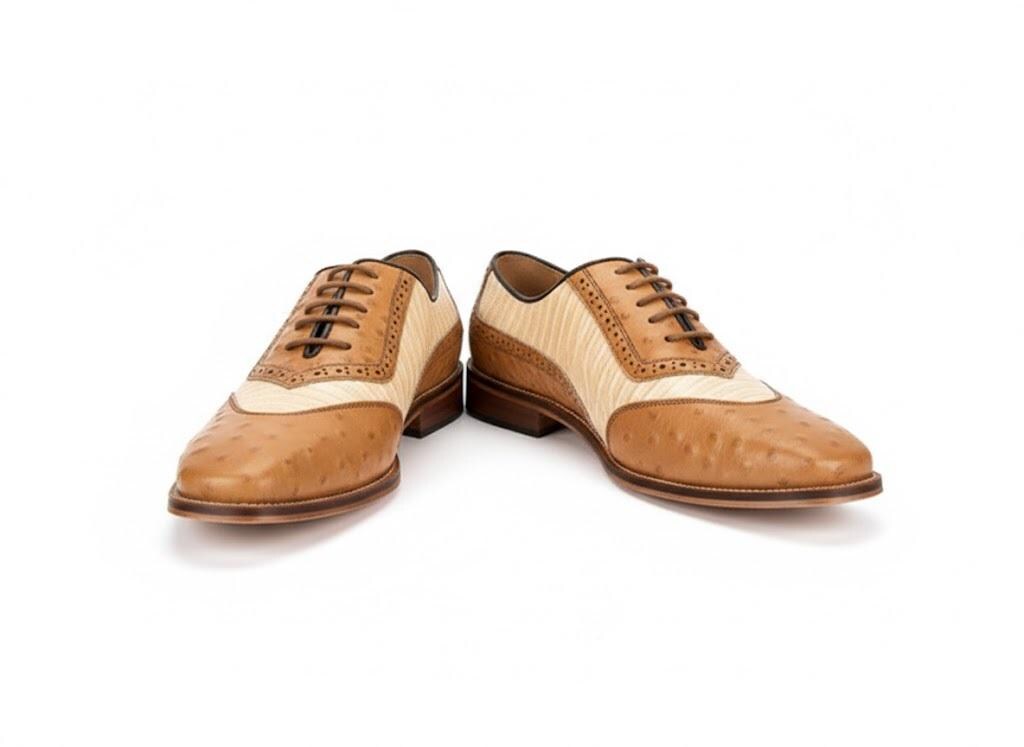 Ostrich Leather Shoes Men - Etsy
